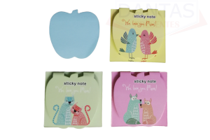 Bloco de notas formato maçã 60 folhas