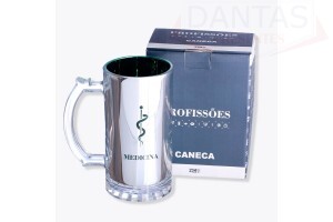 CANECA DE CHOP 450ML ELETROSTATICA PROFISSOES MEDICINA
