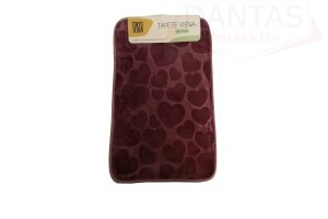 TAPETE DE TECIDO 100% POLIESTER 40CMX60CM