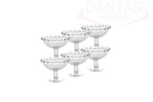 Conjunto 06 Taças cristal de Chumbo Pearl