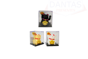 ENFEITE GATO DA SORTE 6,5cm