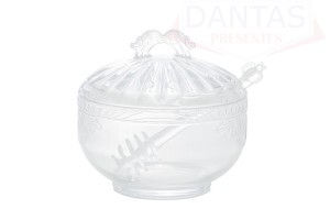 Meleira de Cristral com Pegador Imperial 12x11,5cm - Lyor